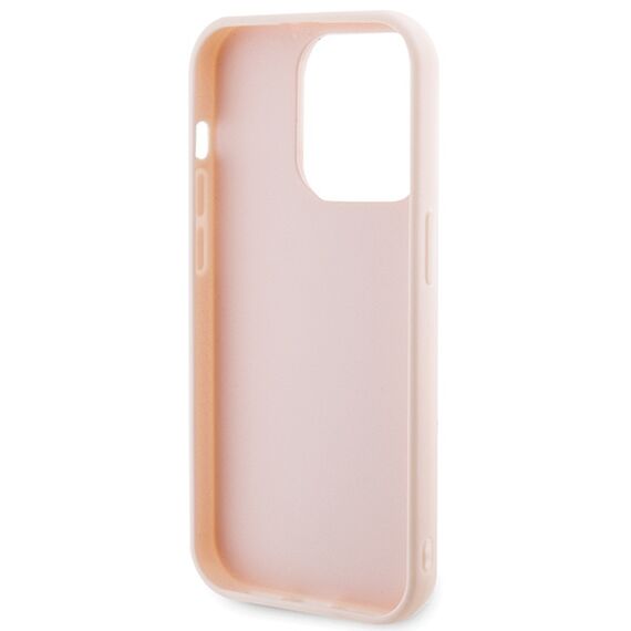Karl Lagerfeld 3D Rubber Glitter Logo case for iPhone 15 Pro Max - pink - Apple Cases - Cases - Techbox
