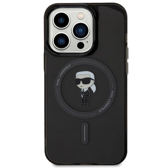 Karl Lagerfeld IML Ikonik MagSafe case for iPhone 15 Pro - black - Apple Cases - Cases - Techbox