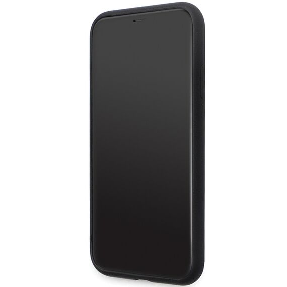 Karl Lagerfeld KLHCN61SMHKNPK case for iPhone 11 / Xr - black Silicone Ikonik Metal Pin - Uncategorized Cases (2) - Cases - Techbox