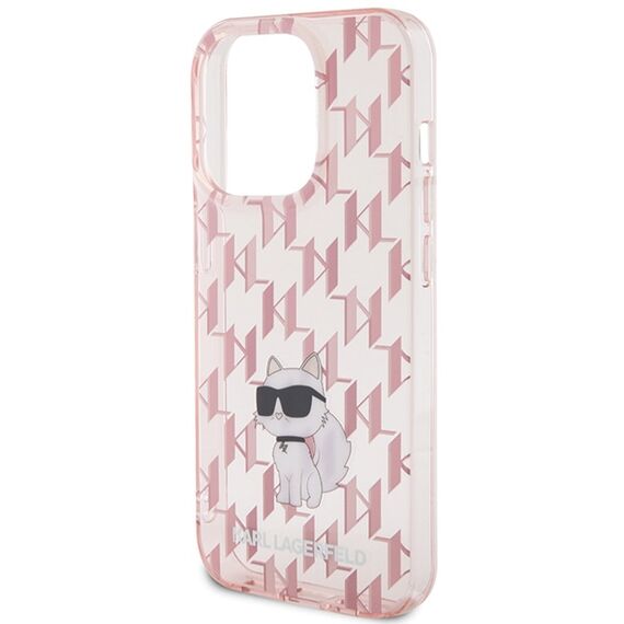 Karl Lagerfeld Monogram Choupette case for iPhone 15 Pro Max - pink - Uncategorized Cases (2) - Cases - Techbox