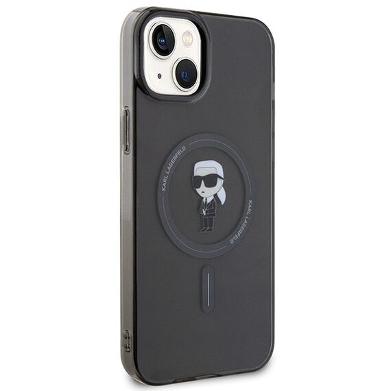 Karl Lagerfeld IML Ikonik MagSafe case for iPhone 15 Plus - black | Techbox
