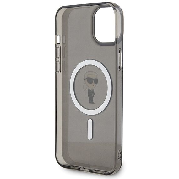 Karl Lagerfeld IML Ikonik MagSafe case for iPhone 15 Plus - black | Techbox