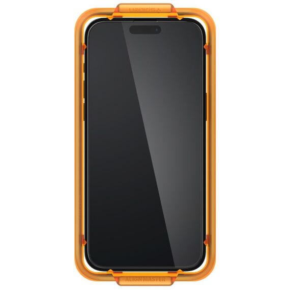 TEMPERED GLASS Spigen ALM GLASS FC 2-PACK IPHONE 15 PLUS BLACK - Apple iPhone - Screen & Camera Protection - Techbox
