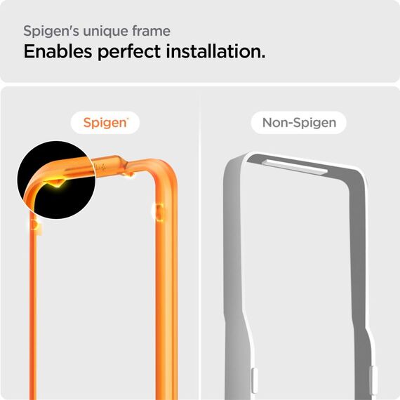 Spigen ALM Glass FC Tempered Glass for iPhone 15 Pro - Black 2 pcs. | Techbox