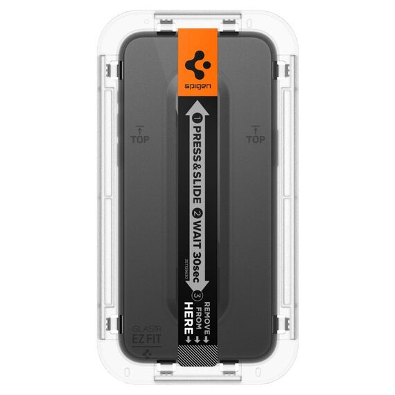 Spigen Glas.tR EZ Fit FC Tempered Glass for iPhone 15 Pro - Black 2 pcs. | Techbox