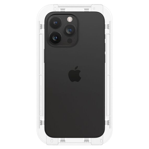 Spigen Glas.tR EZ Fit FC Tempered Glass for iPhone 15 Pro - Black 2 pcs. | Techbox