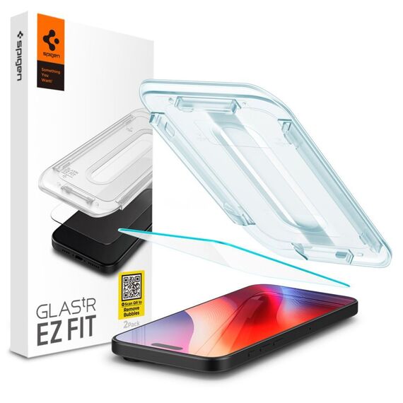 Spigen Glas.tR EZ Fit Tempered Glass for iPhone 15 / 16 | Techbox