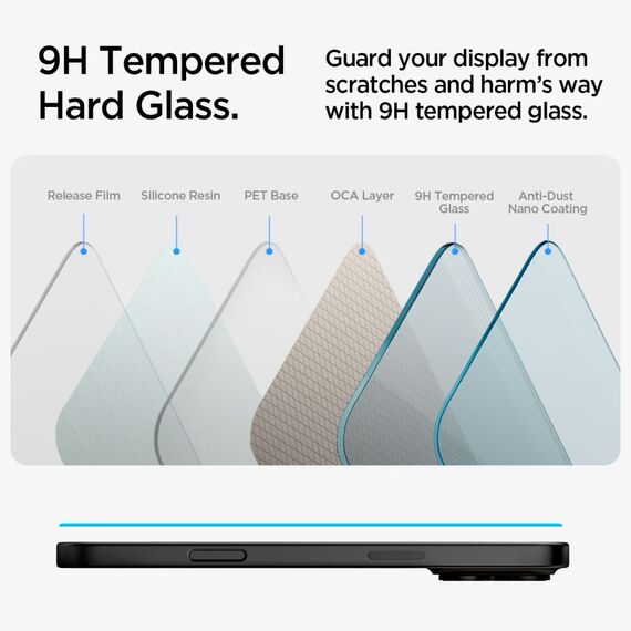 Spigen Glas.tR EZ Fit Tempered Glass for iPhone 15 / 16 | Techbox