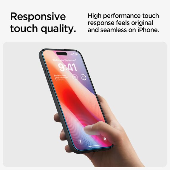 Spigen Glas.tR EZ Fit Tempered Glass for iPhone 15 / 16 | Techbox