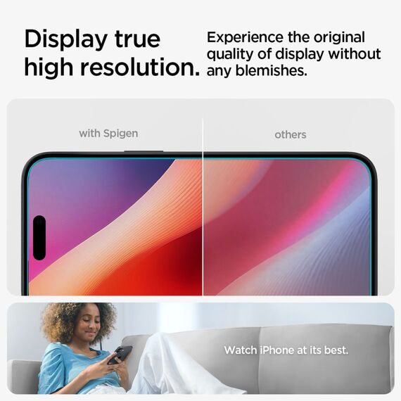 Spigen Glas.tR EZ Fit tempered glass for iPhone 15 / 16 - 2 pcs. | Techbox