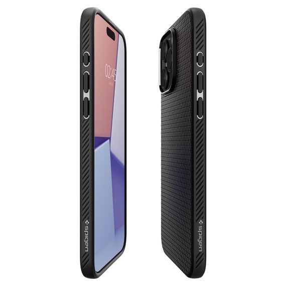 Spigen Liquid Air iPhone 15 Pro Case - Matte Black | Techbox