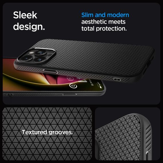 Spigen Liquid Air iPhone 15 Pro Case - Matte Black | Techbox