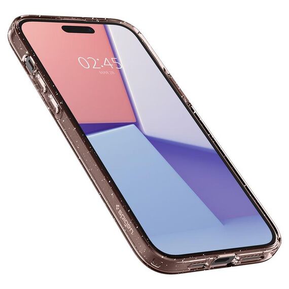 Spigen Liquid Crystal Glitter iPhone 15 Plus Case - Pink/Clear | Techbox