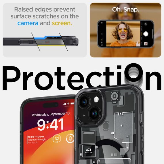 Spigen Ultra Hybrid MagSafe, zero one - iPhone 15 Plus - Apple Cases - Cases - Techbox