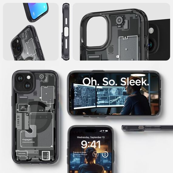 Spigen Ultra Hybrid MagSafe, zero one - iPhone 15 Plus - Apple Cases - Cases - Techbox