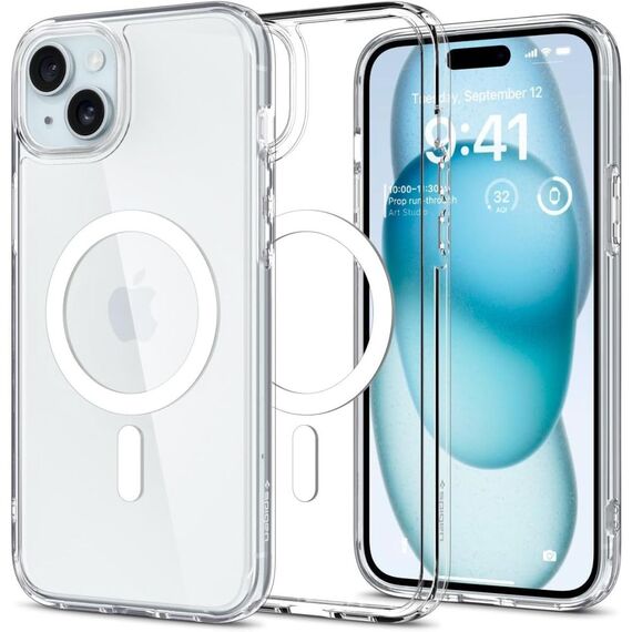 Spigen Ultra Hybrid Mag Case with MagSafe for iPhone 15 - White | Techbox