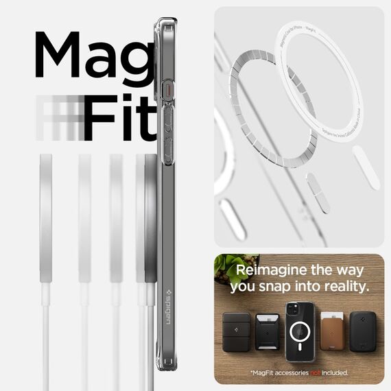 Spigen Ultra Hybrid Mag Case with MagSafe for iPhone 15 - White | Techbox