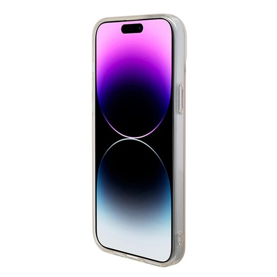 Guess GUHMP15MHITSP iPhone 15 Plus 6.7" pink/pink hardcase IML Iridescent MagSafe | Techbox