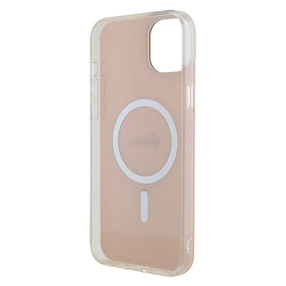 Guess GUHMP15MHITSP iPhone 15 Plus 6.7" pink/pink hardcase IML Iridescent MagSafe | Techbox