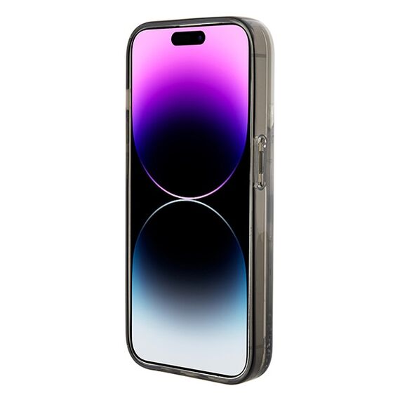 Karl Lagerfeld KLHCP15LLKKNSK iPhone 15 Pro 6.1" transparent hardcase Liquid Glitter Ikonik - Apple Cases - Cases - Techbox