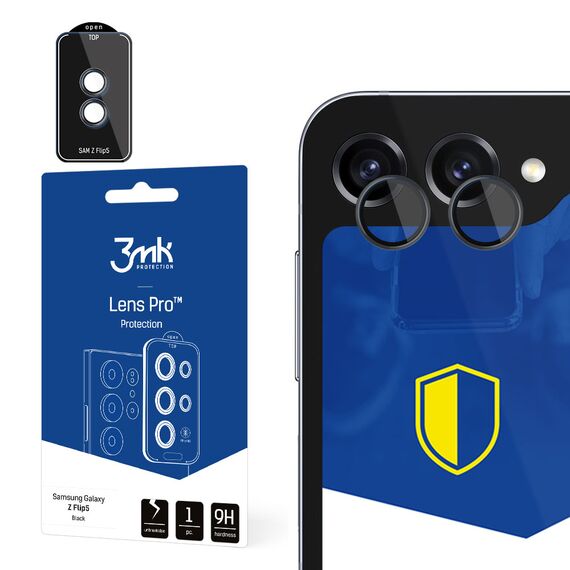 Samsung Galaxy Z Flip 5 - 3mk Lens Protection Pro Black | Techbox