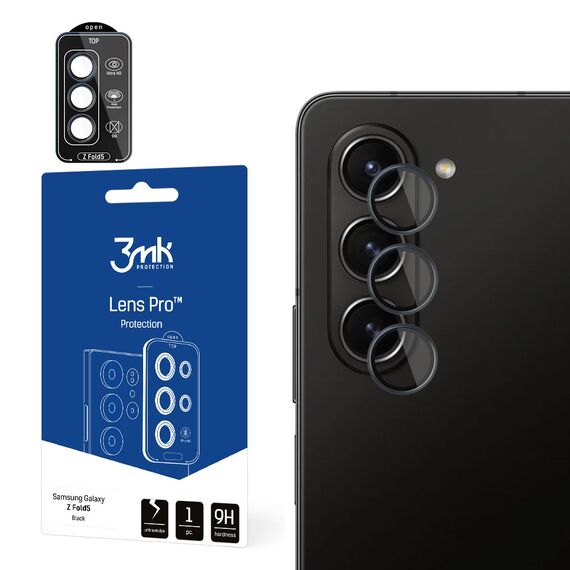 Samsung Galaxy Z Fold 5 - 3mk Lens Protection Pro Black | Techbox