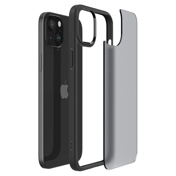 Spigen Ultra Hybrid iPhone 15 Plus Case - Black | Techbox
