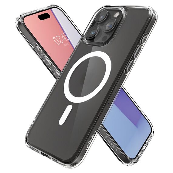 Spigen Ultra Hybrid Mag Case with MagSafe for iPhone 15 Pro - Clear Matte | Techbox