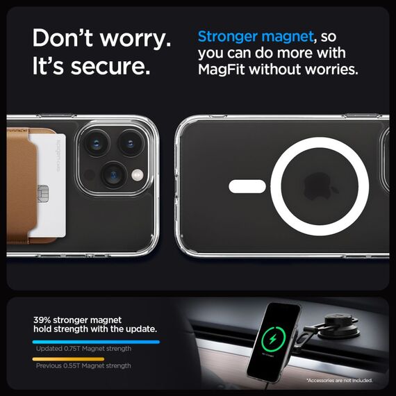Spigen Ultra Hybrid Mag Case with MagSafe for iPhone 15 Pro - Clear Matte | Techbox