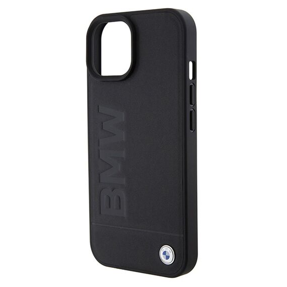 BMW BMHMP15SSLLBK iPhone 15 6.1" black/black Magsafe hardcase Signature Logo Imprint | Techbox