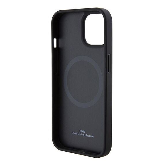 BMW BMHMP15SSLLBK iPhone 15 6.1" black/black Magsafe hardcase Signature Logo Imprint | Techbox