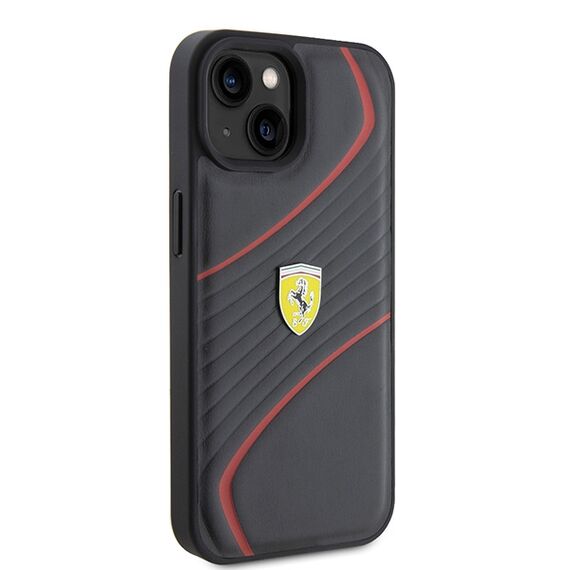 Ferrari FEHCP15SPTWK iPhone 15 6.1" black/black hardcase Twist Metal Logo - Apple Cases - Cases - Techbox