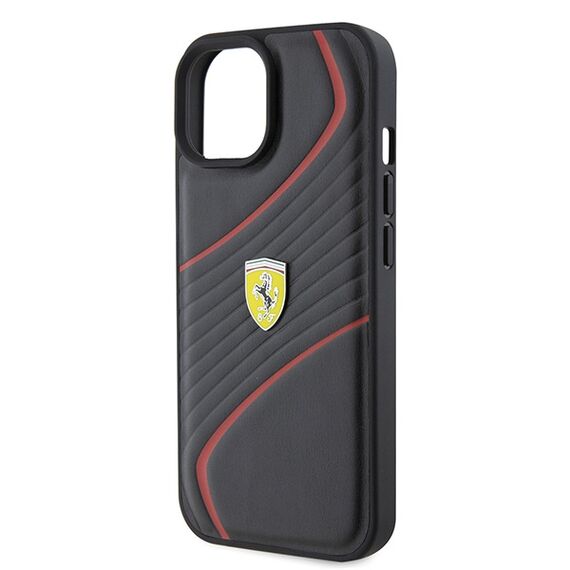 Ferrari FEHCP15SPTWK iPhone 15 6.1" black/black hardcase Twist Metal Logo - Apple Cases - Cases - Techbox
