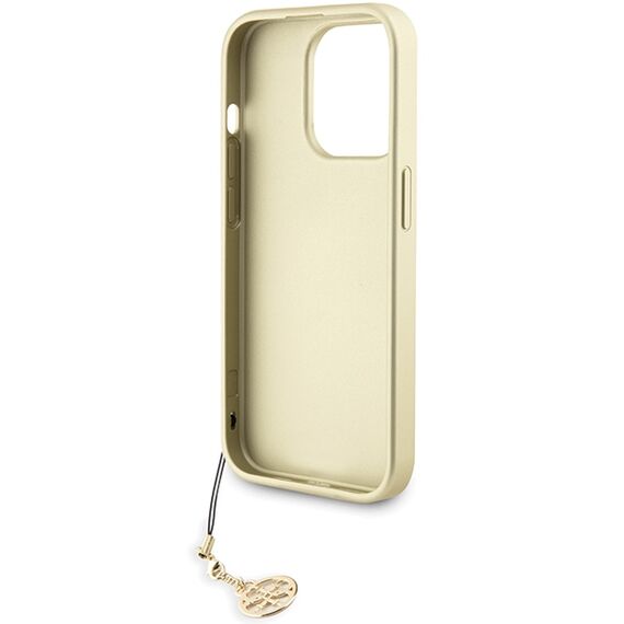 Guess GUHCP15LGF4GGR iPhone 15 Pro 6.1" gray/gray hardcase 4G Charms Collection | Techbox
