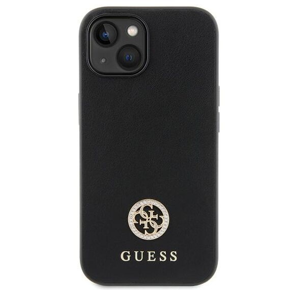 Guess GUHCP15MPS4DGPK iPhone 15 Plus 6.7" black/black hardcase Strass Metal Logo | Techbox