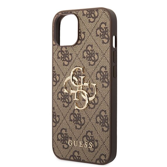 Guess GUHCP15S4GMGBR iPhone 15 6.1" brown/brown hardcase 4G Big Metal Logo | Techbox