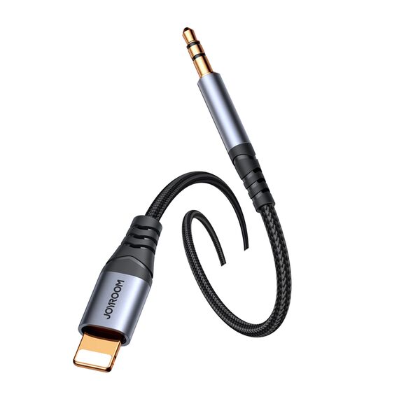 Joyroom Audio Transfer Series SY-A06 mini jack 3.5 mm / Lightning cable 1.2 m - black | Techbox