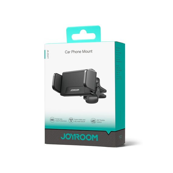 Joyroom car phone holder for air vent black (JR-ZS377) - Smartphone Holders - Smartphones - Techbox