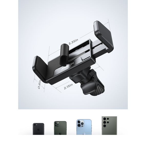 Joyroom car phone holder for air vent black (JR-ZS377) - Smartphone Holders - Smartphones - Techbox