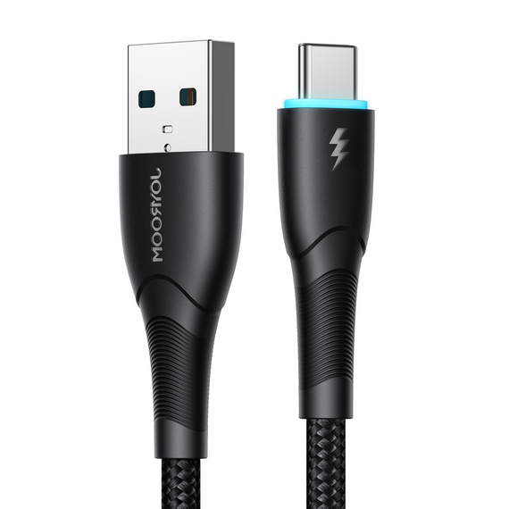 Joyroom Starry Series SA32-AC3 3A USB-A / USB-C cable 1m - black | Techbox