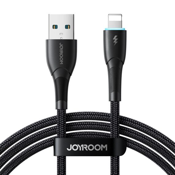 Joyroom Starry Series SA32-AL3 3A USB-A / Lightning cable 1m - black - Cables & Adapters - Cables & Accessories - Techbox