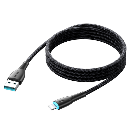 Joyroom Starry Series SA32-AL3 3A USB-A / Lightning cable 1m - black - Cables & Adapters - Cables & Accessories - Techbox