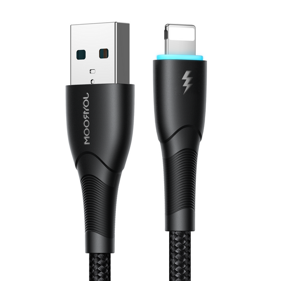 Joyroom Starry Series SA32-AL3 3A USB-A / Lightning cable 1m - black - Cables & Adapters - Cables & Accessories - Techbox