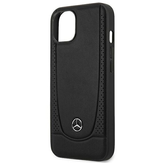 Mercedes MEHCP15MARMBK iPhone 15 Plus 6.7" black/black hardcase Leather Urban | Techbox