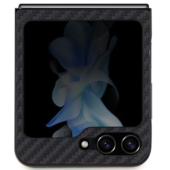 BMW Leather Carbon case for Samsung Galaxy Z Flip 5 - black - Samsung Cases - Cases - Techbox