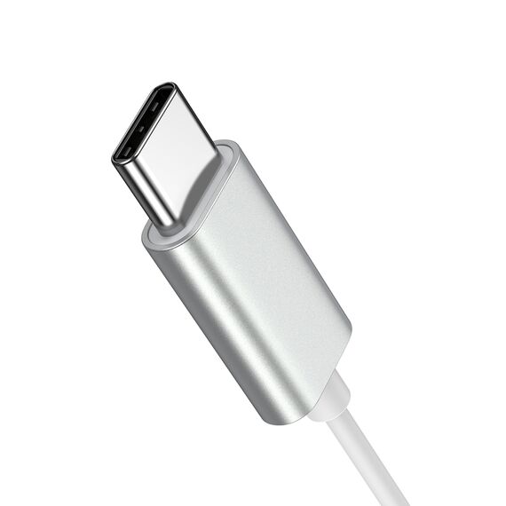 Joyroom JR-EC06 USB-C in-ear headphones - silver - Headsets - Speakers & Headphones - Techbox