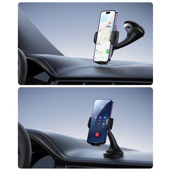 Joyroom Car Mechanical Phone Holder for Cockpit Dashboard Black (JR-ZS259) - Smartphone Holders - Smartphones - Techbox