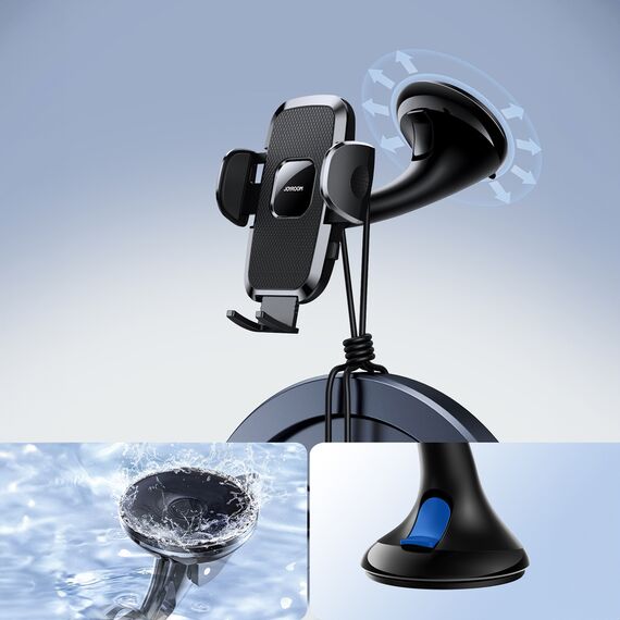 Joyroom Car Mechanical Phone Holder for Cockpit Dashboard Black (JR-ZS259) - Smartphone Holders - Smartphones - Techbox