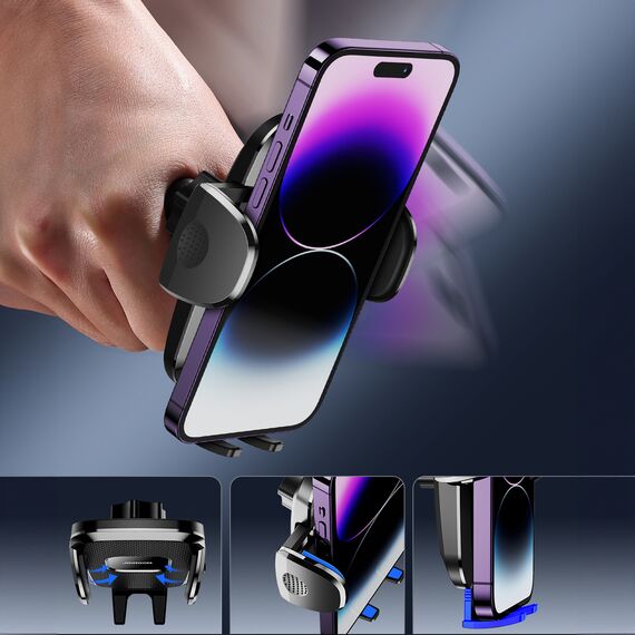 Joyroom Car Mechanical Phone Holder for Cockpit Dashboard Black (JR-ZS259) - Smartphone Holders - Smartphones - Techbox