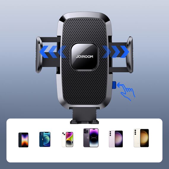 Joyroom Car Mechanical Phone Holder for Cockpit Dashboard Black (JR-ZS259) - Smartphone Holders - Smartphones - Techbox